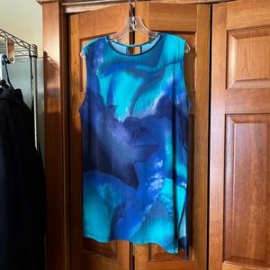 Womens large Avenue Tie Dye Swing Tank Top